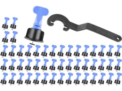 Sada nivelačná Strend Pro LS205, 1x kľúč, 50x T-medzerník, 50x klobúčik