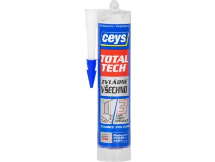 Lepidlo Ceys TOTAL TECH EXPRESS, 2v1 tmel, transparentný, 290 ml