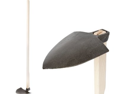 Motyka Gardex špicatá 730 g, kovaná, drevená násada