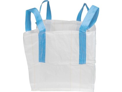 Vak BigBag TOF4, 70x70x70 cm, PP, 4 uši, biely, vrece rovné dno, max. 800 kg