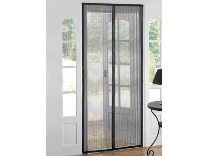 Sieť Strend Pro, 218x96 cm, proti hmyzu a komárom, na balkónové dvere, 9x magnet, s motýlím vzorom