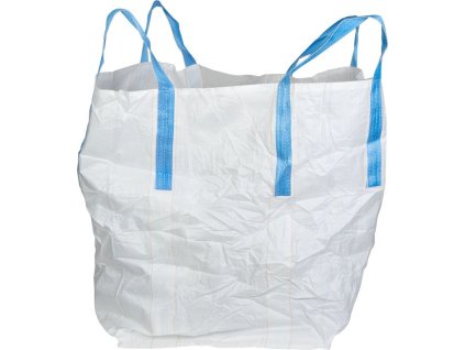 Vak BigBag TOF4, 90x90x120 cm, PP, 4 uši, biely, vrece rovné dno, max. 1000 kg