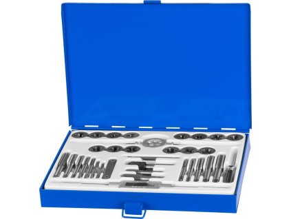 Sada závitnikov a závitových očiek Strend Pro SX1436, HSS, 33 dielna, M3-M12