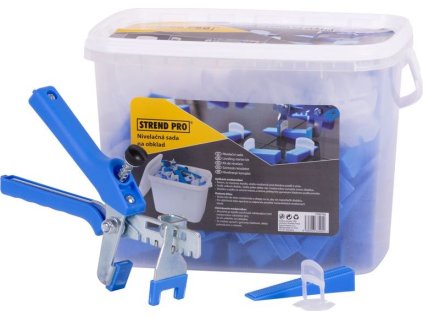 Sada nivelačná Strend Pro LS511 StarterKIT, 100x 1 mm medzerník + 100x klinok + kliešte
