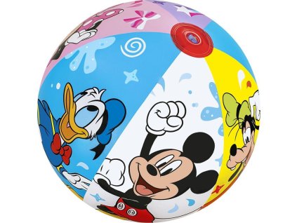 Míč Bestway® 91098, Mickey&Friends, plážový, dětský, nafukovací, do vody, 51 cm