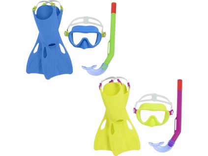 Okuliare Bestway® 25039 Crusader Essential, mix farieb, sada, šnorchlovacia, okuliare na potápanie s plutvami