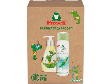Souprava dárková Frosch, sprchový gel a šampon, dětská, 2x 300 ml