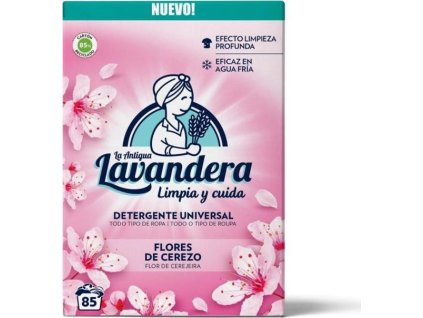 Prací prášok Lavandera, čerešňové kvety, 4675 g/85 pracích dávok, na pranie