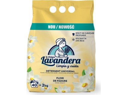 Prací prášek Lavandera, divoké květiny, 2000 g/40 pracích dávek, na praní