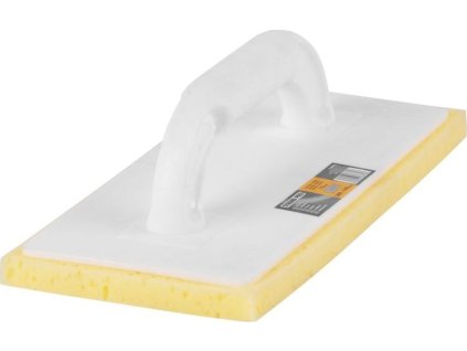 Hladítko Strend Pro 0813.005 WhiteHand, plast. rukojeť, 280x140/15 mm, molitan žlutý, řezaný