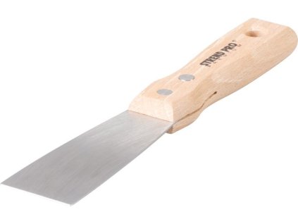 Stěrka Strend Pro Premium S295, 40x1,2 mm, Inox/nerez, buková rukojeť