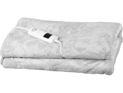 Deka MagicHome, topná, flanel, šedá, 180x130 cm