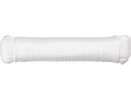 Šnúra na prádlo Cloth-Line L-20 m/4 mm, PP, biela