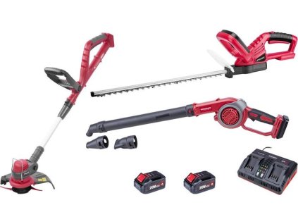 Set Worcraft WSET-05, S20Li ShareSYS, plotostřih, vyžínač, fukar, nabíječka, 2x 4.0 Ah akumulátor