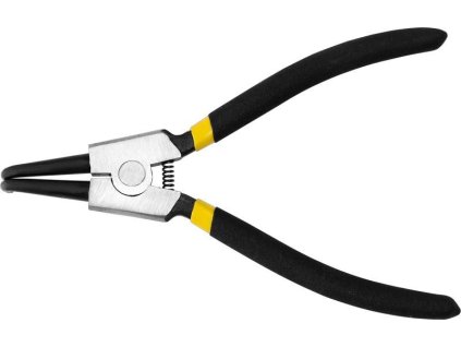 Kleště Strend Pro P0182D 180 mm, na hřídel a pojistné kroužky, ohnuté