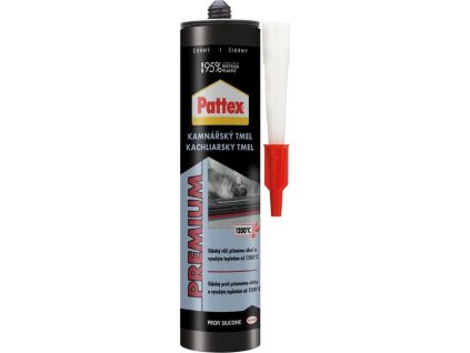 Silikon Pattex Premium Kamnářský, černý, 280 ml