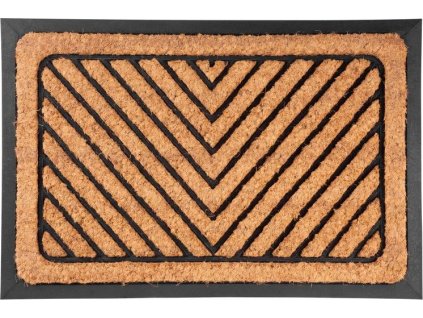 Rohožka MagicHome RBC 130, před dveře, Arrows, 40x60 cm, guma/kokos