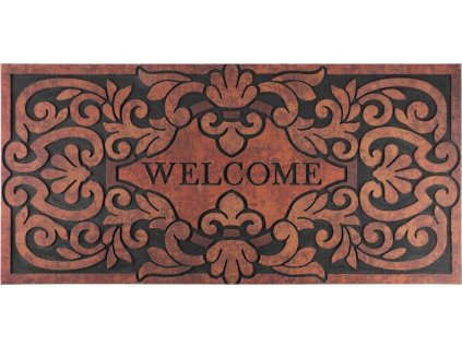 Rohožka MagicHome RBM 116, před dveře, Welcome, guma, 120x58 cm