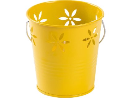 Sviečka Citronella CB197, repelentná, vedro, mix zelená/žltá, 160 g, 110x105 mm