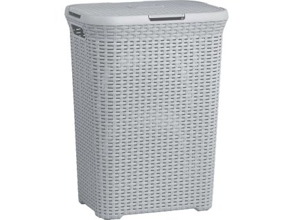 Koš Curver® NATURAL STYLE 60 lit., šedý, 44x34x61 cm, na prádlo, prádlo