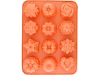 Forma na pečení MagicHome muffin, silikon, 21,2x15,6x3cm