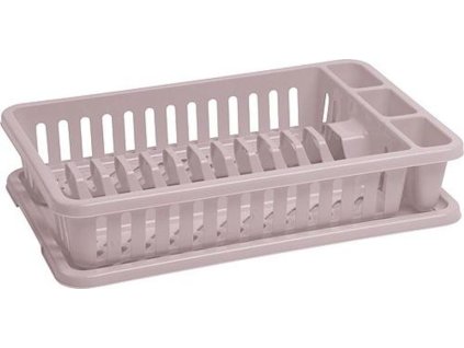 Odkapávač Curver® 176008, na kuchyňské nádobí, béžový Lux, 42x26.5x8.8 cm