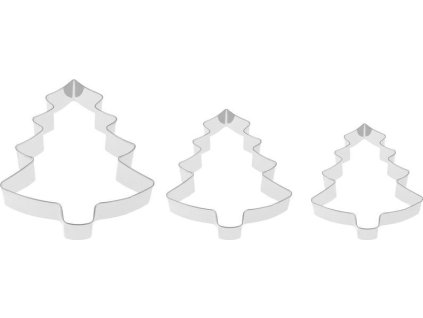 Vykrajovačka MagicHome Vánoce, na pečení, stromeček, formička, 3 ks
