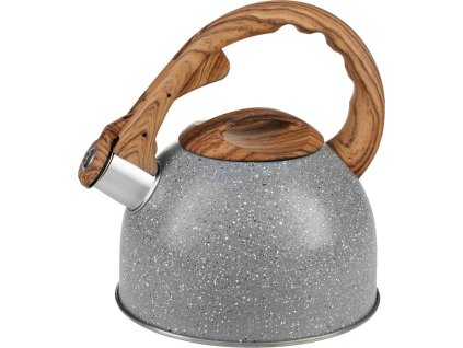 Čajník MagicHome, pískací, šedý, 2500 ml