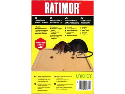 Deska RATIMOR® na myši a krysy, lepová