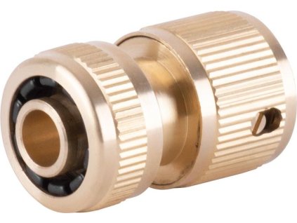 Rychlospojka Strend Pro, mosazná, 1/2", zahradní, na hadici