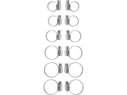 Sada upínacích spon Strend Pro HC612, 12 dielna, na hadicu