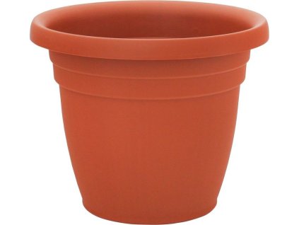Květináč ICS THEA 30x25 cm, barva terakota, plast