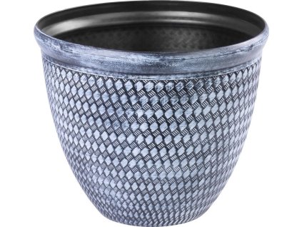 Kvetináč Strend Pro Marble, 37x30 cm, modrý