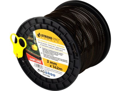 Silon na sečení Strend Pro Premium SawLine 3 mm, L-142 m, zoubkovaný