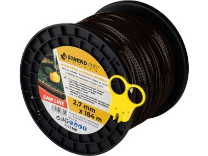 Silon na sečení Strend Pro Premium SawLine 2,7 mm, L-184 m, zoubkovaný
