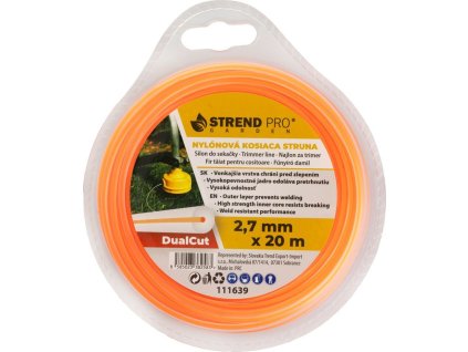 Silon na kosenie DualCut DBR 2,7 mm, L-20 m, okrúhly