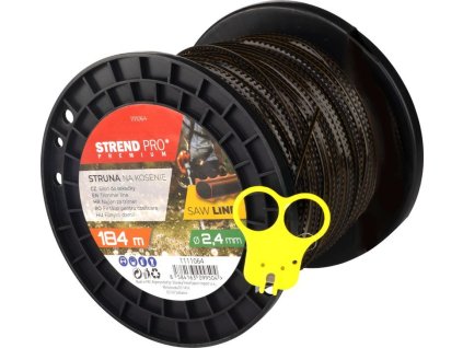Silon na sečení Strend Pro Premium SawLine 2,4 mm, L-184 m, zoubkovaný