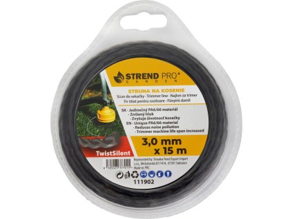 Silon na kosenie TwistSilent Professional 3,0 mm L-15 m, špirálový