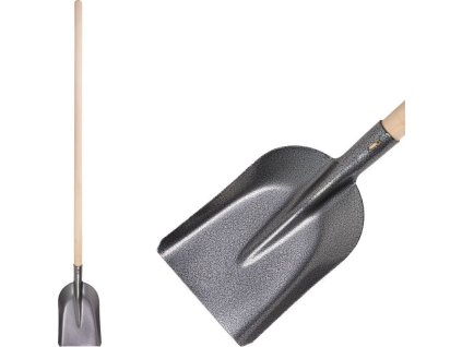 Lopata S504A.WH, vzor 7131 rovná, Slim, KomaXit, dřevěná násada