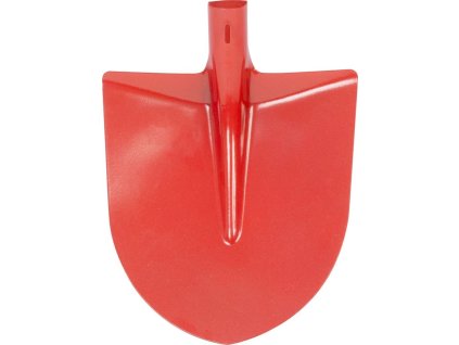 Lopata S510B Frankfurtská, červená, bez násady, 275x240 mm