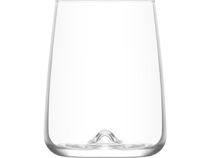 Sklenice Terra, LAV, skleněná, na vodu, 360 ml, 64x100 mm, bal. 6 ks