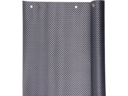 Zástena Polyratan 77 0,9x3 m, UV, 800 g/m2, antracit, tieniaca na balkón, s okami