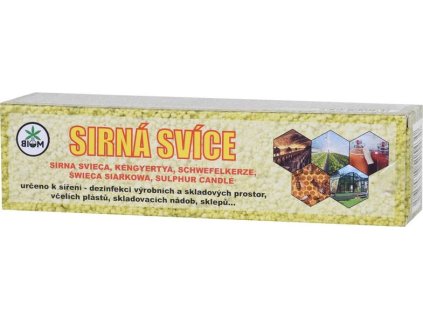 Sviečka BIOM, sírna svieca na ničenie hmyzu a dezinfekciu, 700g