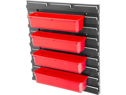 QBRICK® System ONE přihrádky pro organizer M a L sada 5ks + držák na stěnu
