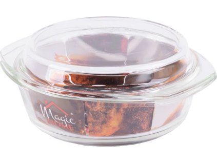 Misa MagicHome, zapekacia, 1500 ml, borosilikátové sklo, okruhla