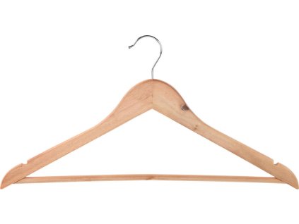 Vešiaky York 067510, na oblečenie, drevené, bal. 3 ks, 44,5x23 cm