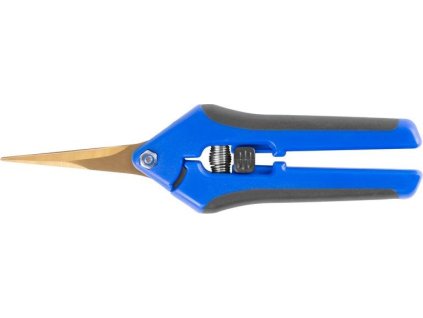 Nožnice Strend Pro Premium, ručné, záhradné, na rastliny a kvety, titán, zastrihávacie, modré