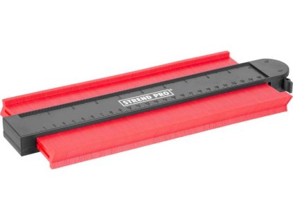 Šablóna na obkreslenie tvarov Strend Pro DG681, 250x130 mm, s uzamknutím vzoru a magnetom