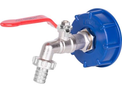 Sada Strend Pro, MOSADZNÝ ventil 1/2" (Zn redukcia 3/4") + plastová redukcia 60 mm + výpust 3/4" , na IBC nádrž,