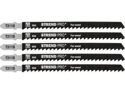 List do priamočiarej píly Strend Pro T311D 132 mm, 6z, na drevo, bal. 5 ks